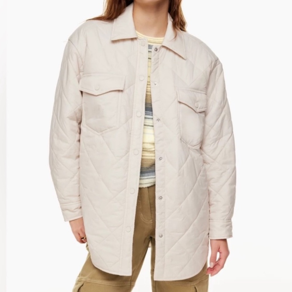 Wilfred Free Aritzia The Ganna™ Quilted Jacket Bone Size XS NWT